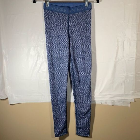 American Eagle Blue Soft Leggings - Picture 2 of 7